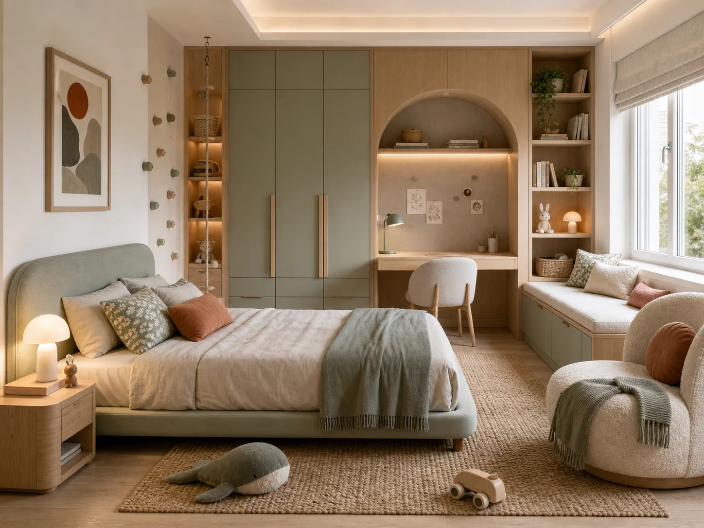 Kids' room — photorealistic 3D render